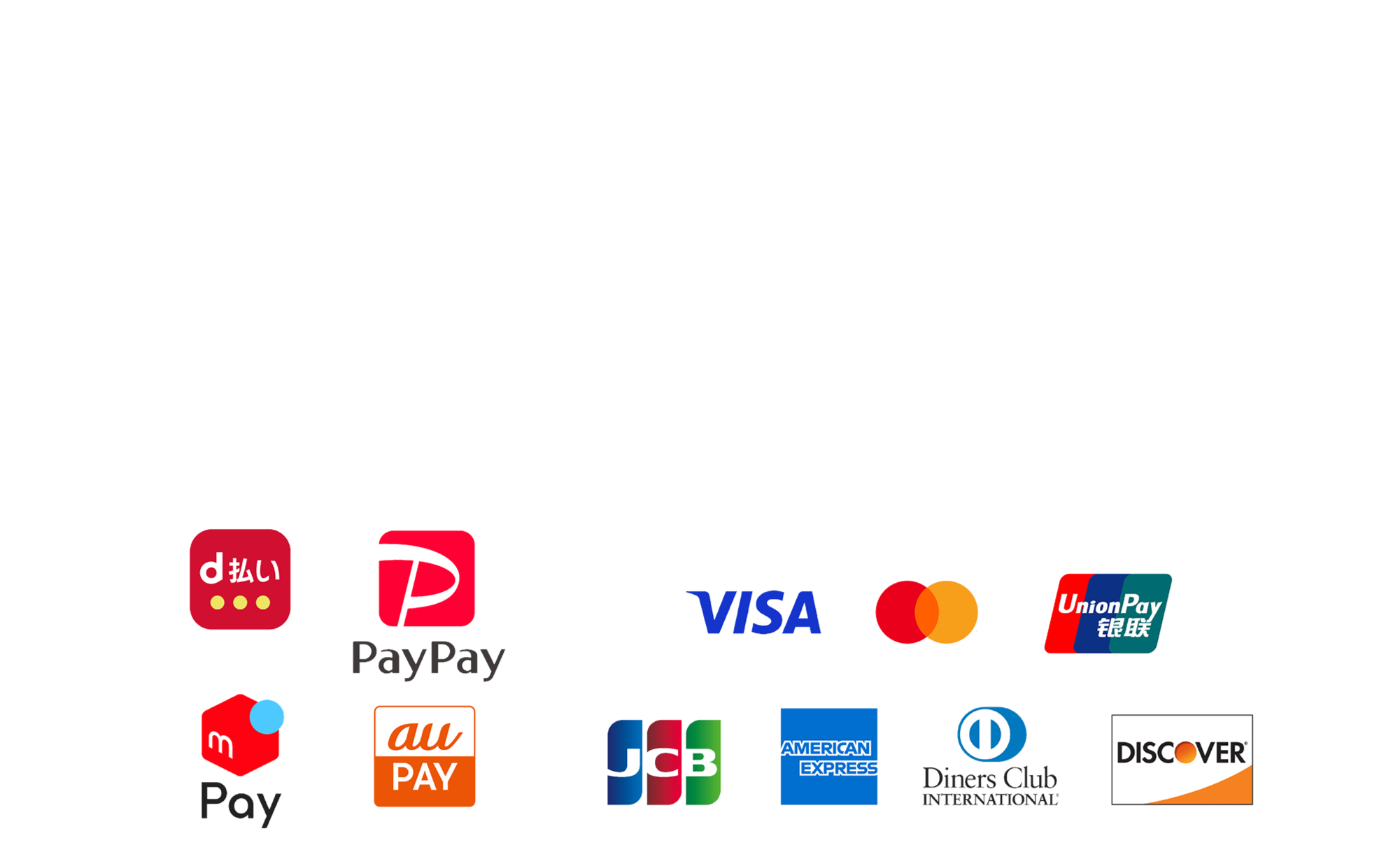 支払方法
クレジット決済
キャッシュレス決済可能
d払い・ペイペイ（PayPay）・メルぺイ・auペイ